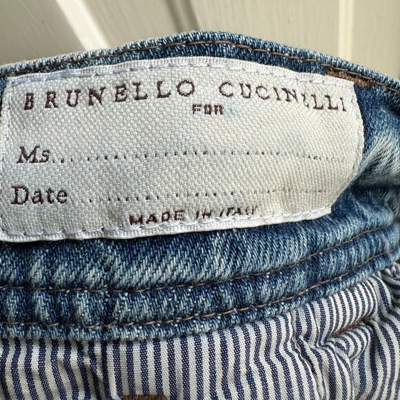 Brunello Cucinelli The Pleated Extra Wide Leg Jean - Picture 11 of 12